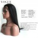Full Lace Wigs For Black Women,Light Yaki Human Hair Wig With Baby Hair